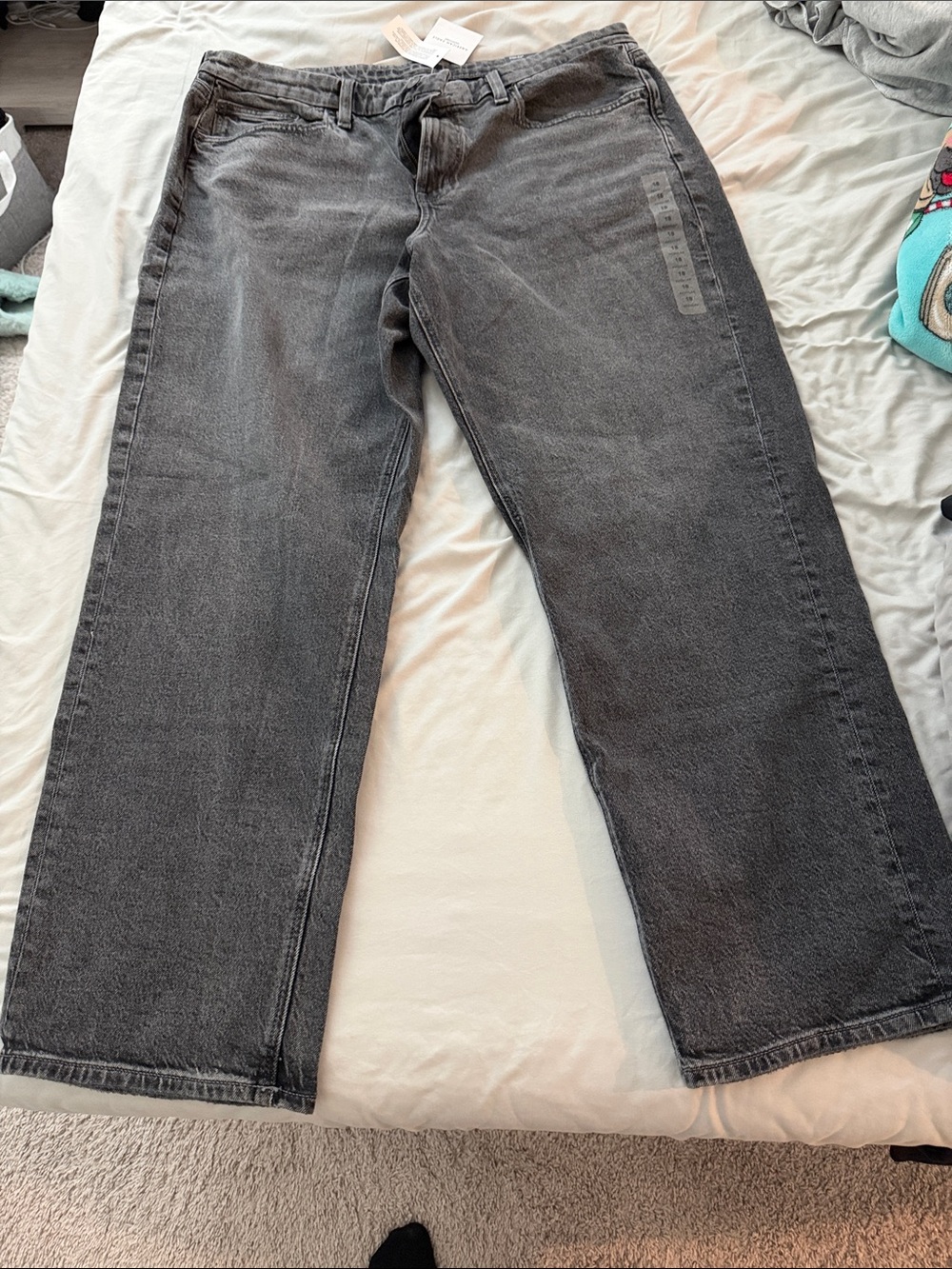 Women’s Gray curvy Straight-Leg Jeans - Classic Everyday Style